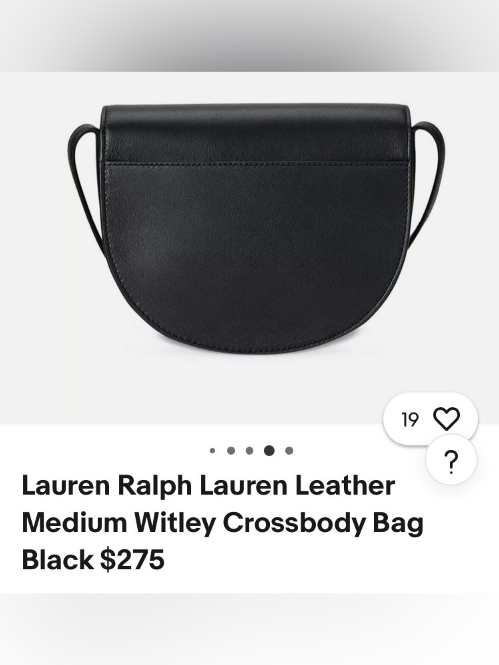 Lauren Ralph Lauren Witley Saddle Bag - Picture 3 of 10